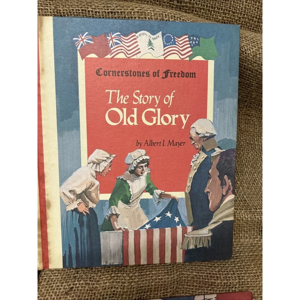 Vintage Childrens Press History Cornerstones of Freedom 4 Books Hardcover 60 70s